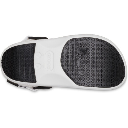 Crocs (White, 9 (Adults')) Crocs Classic Work Clog Thermoplastic Men's White Clogs 2