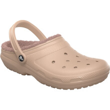 (Pink, 3 (Adults')) Crocs Classic Lined Thermoplastic Women's Pink Caramel Clogs