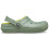 Crocs (Green, 2 (Adults')) Crocs Classic Lined Thermoplastic Kid's Moss Clogs 5