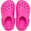 Crocs (Pink, 2 (Adults')) Crocs Classic Lined Thermoplastic Kid's Pink Crush Clogs 5