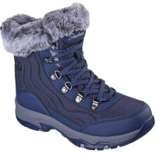 (Blue, 5 (Adults')) Skechers Trego Stormie Women's Navy Winter Ankle Boots