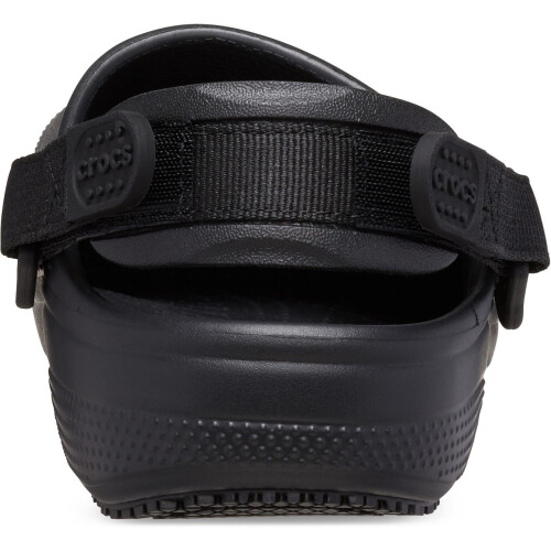 Crocs (Black, 8 (Adults')) Crocs Classic Work Clog Thermoplastic Men's Black Clogs 1