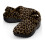 Crocs (Brown, 4 (Adults')) Crocs Classic Unfurgettable Clog Polyester Blend Women's Leopard Clogs 3