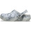 Crocs (Grey, 4 (Adults')) Crocs Classic Lined Clog Thermoplastic Women's Grey Swirl Clogs 6