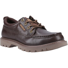 (Brown, 11 (Adults')) CAT Lifestyle Colorado Moc Toe Low Leather Men's Dark Brown Lace-Up Shoes