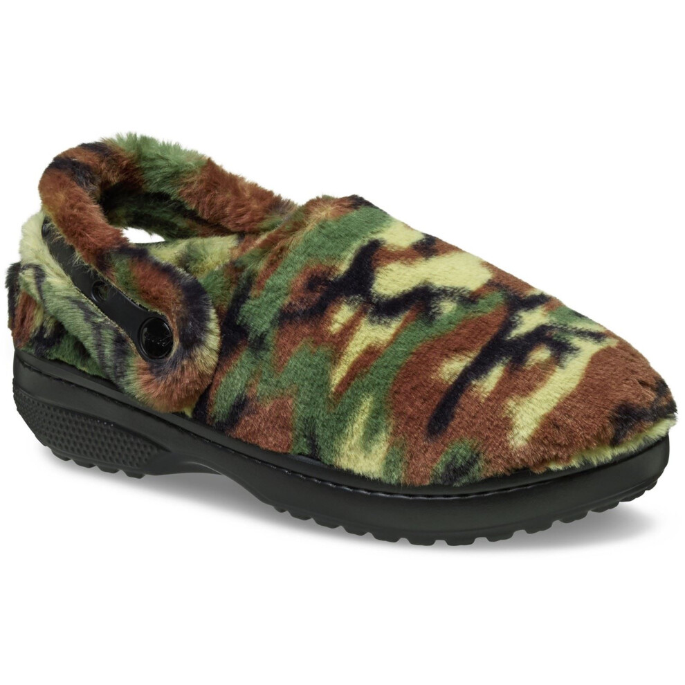 Crocs (Green, 6 (Adults')) Classic Unfurgettable Clog Polyester Blend Men's Army Green Clogs