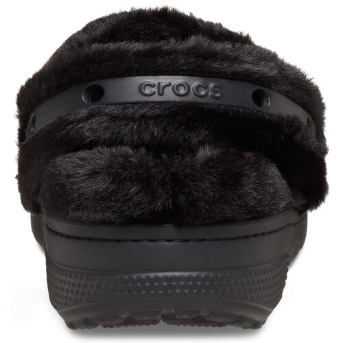 Crocs (Black, 10 (Adults')) Crocs Classic Unfurgettable Polyester Men's Black Clogs 1
