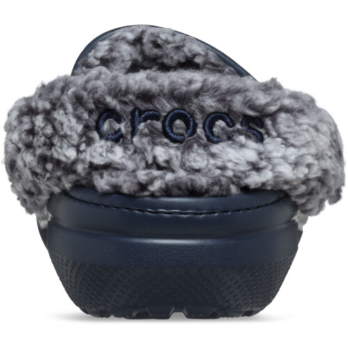 Crocs (Blue, 10 (Adults')) Crocs Classic Fleece Lined Thermoplastic Men's Navy Clogs 1