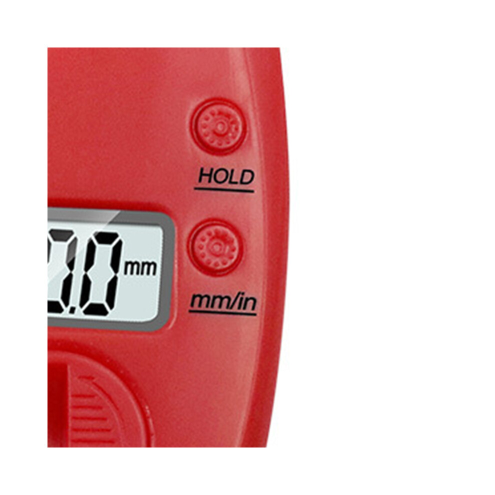 Red Portable Digital Fat Caliper - 0-50Mm, Lightweight & Accurate