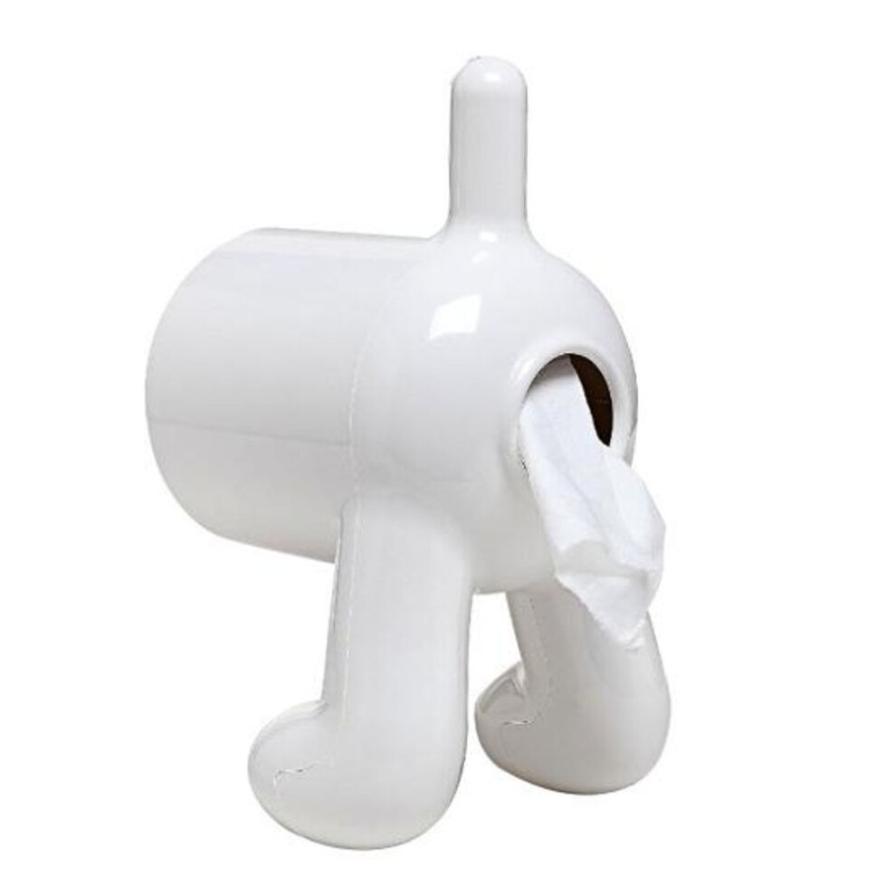 Toilet Paper Dispenser Dog Butt Toilet Paper Roll Holder Wall-mounted Tissue Organizer