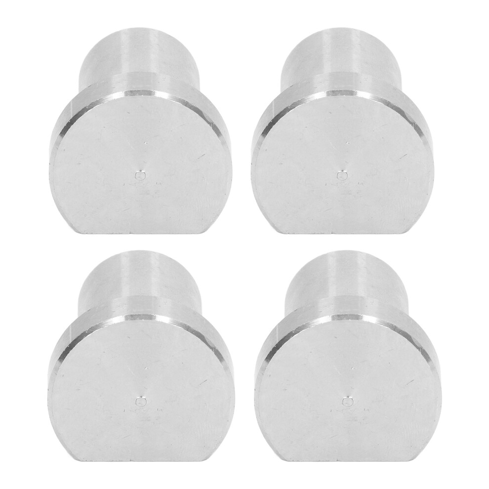 4Pcs Stainless Steel Workbench Stop Dogs 19Mm Silver For Woodworking 8211329259891