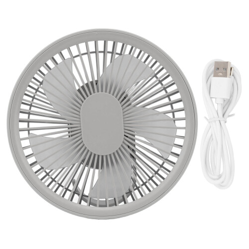 Grau 18650 2000mAh USB 18,2 cm/7,2 Zoll 2-in-1-Ventilator 1