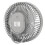 Grau 18650 2000mAh USB 18,2 cm/7,2 Zoll 2-in-1-Ventilator 13