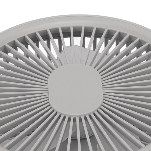 Grau 18650 2000mAh USB 18,2 cm/7,2 Zoll 2-in-1-Ventilator 2