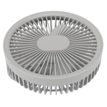 Grau 18650 2000mAh USB 18,2 cm/7,2 Zoll 2-in-1-Ventilator