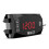 3-in-1 Digital Motorcycle Voltmeter Clock Thermometer Waterproof 6-30V 1