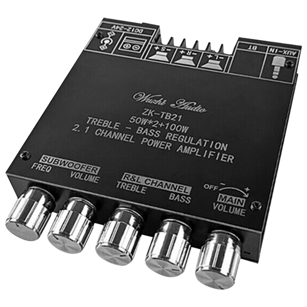 50W 2.1 Channel Bt Audio Amplifier Module Aux Bluetooth 5.0 7891329265811