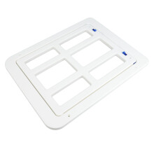 Thicken ABS Dog Door with Magnet & Lock, Suction, 44x34cm