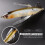 6,5 g lifelike crank baits, floating simulated ects, highfrequency swings 3