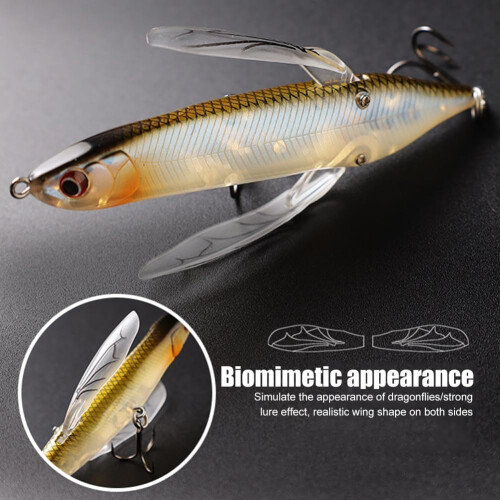 6,5 g lifelike crank baits, floating simulated ects, highfrequency swings 2