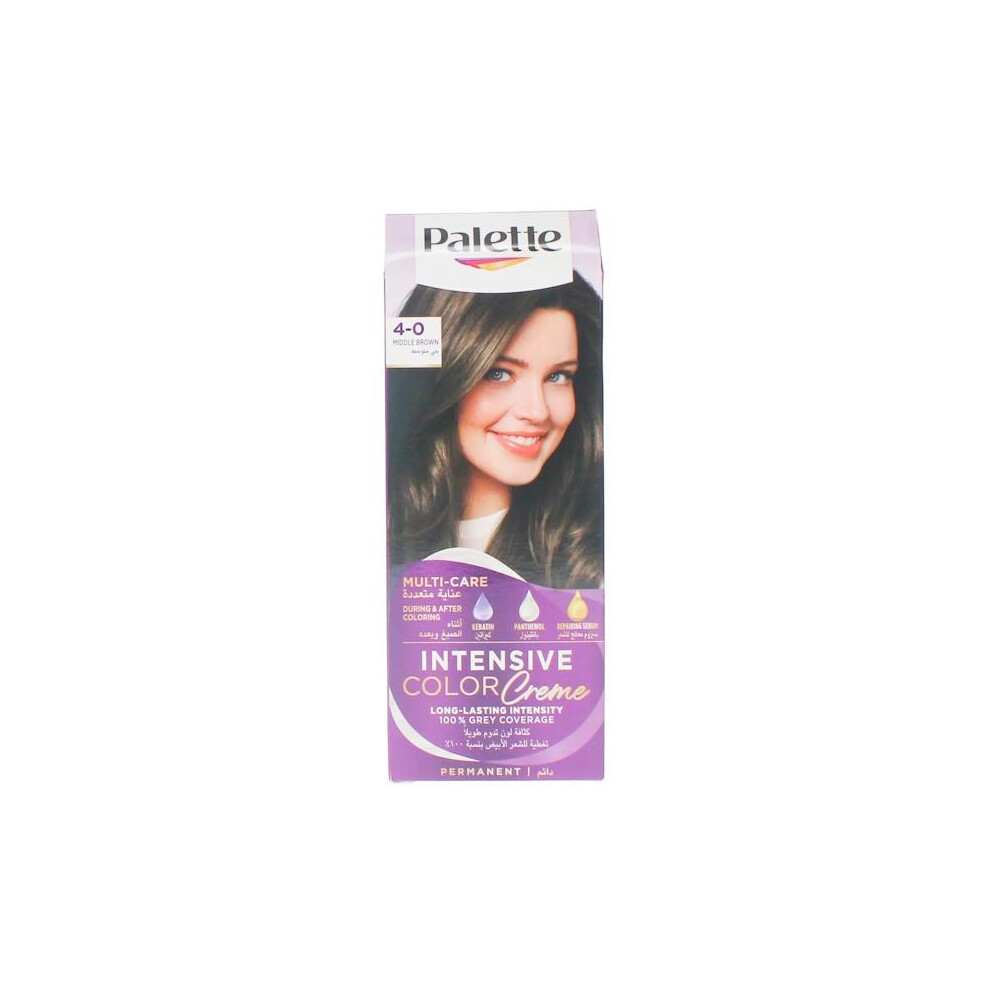 Schwarzkopf Palette Intensive Permanent Color Creme 4-0 Middle Brown-image-OPC-PJ6BT7H-NEW