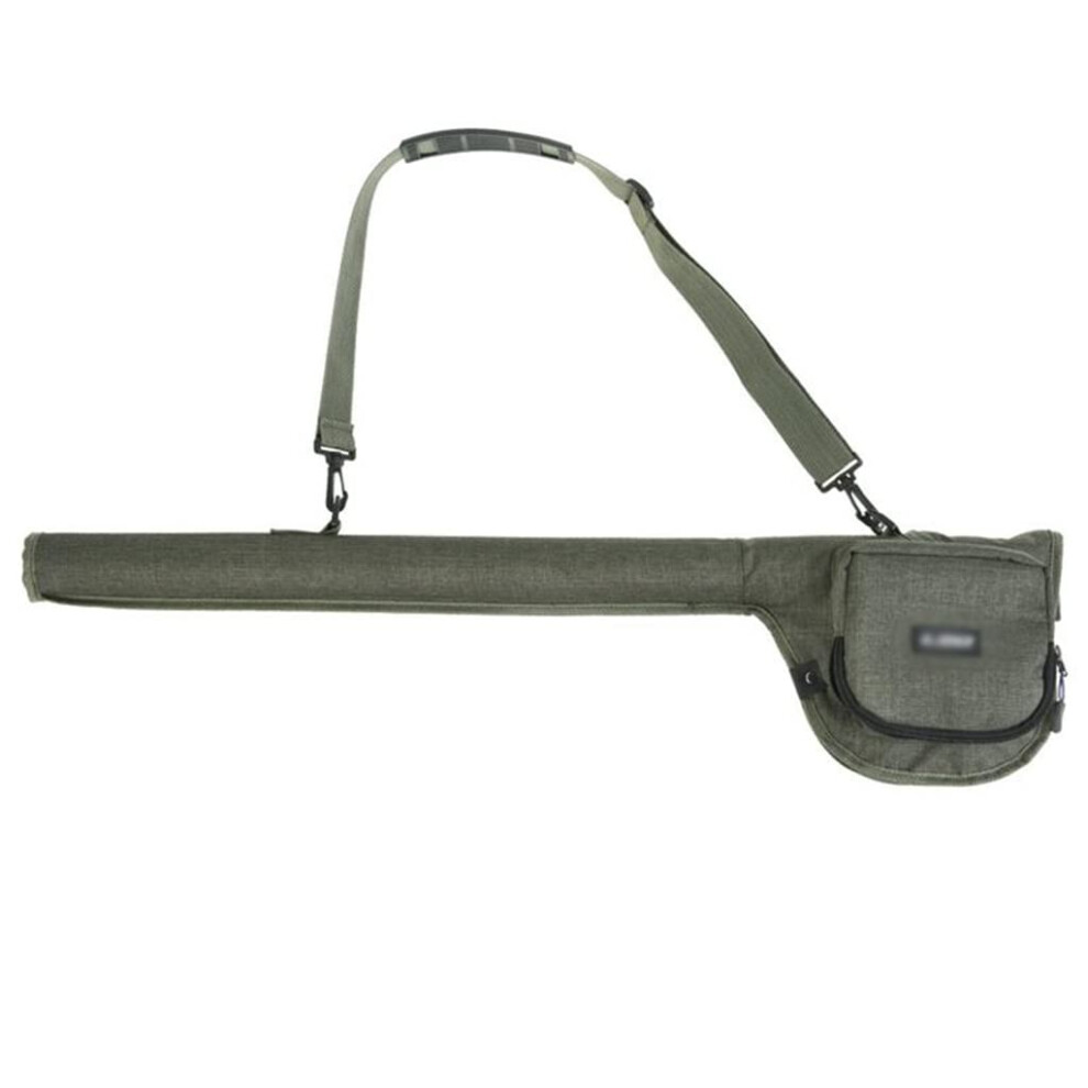 Double Canvas Fishing Bag Fly Rod Reel Combo Kit Fishing Rod Reel Shoulder Bag (Vertical, 8220cm) Green 8220cm