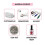Diy Tooth Kit with Curing Light And Glue,20pc Crystals Jewelry Starter Kit-10ml 4