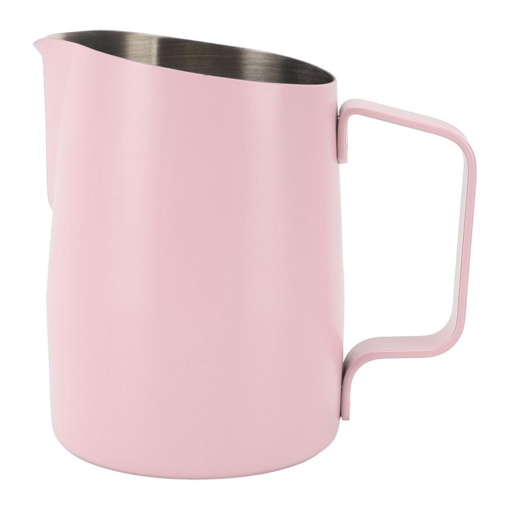 Milk Frothing Pitcher 450ml 304 Stainless Steel Ergonomic Handle Coffee Steaming Pitcher For Home