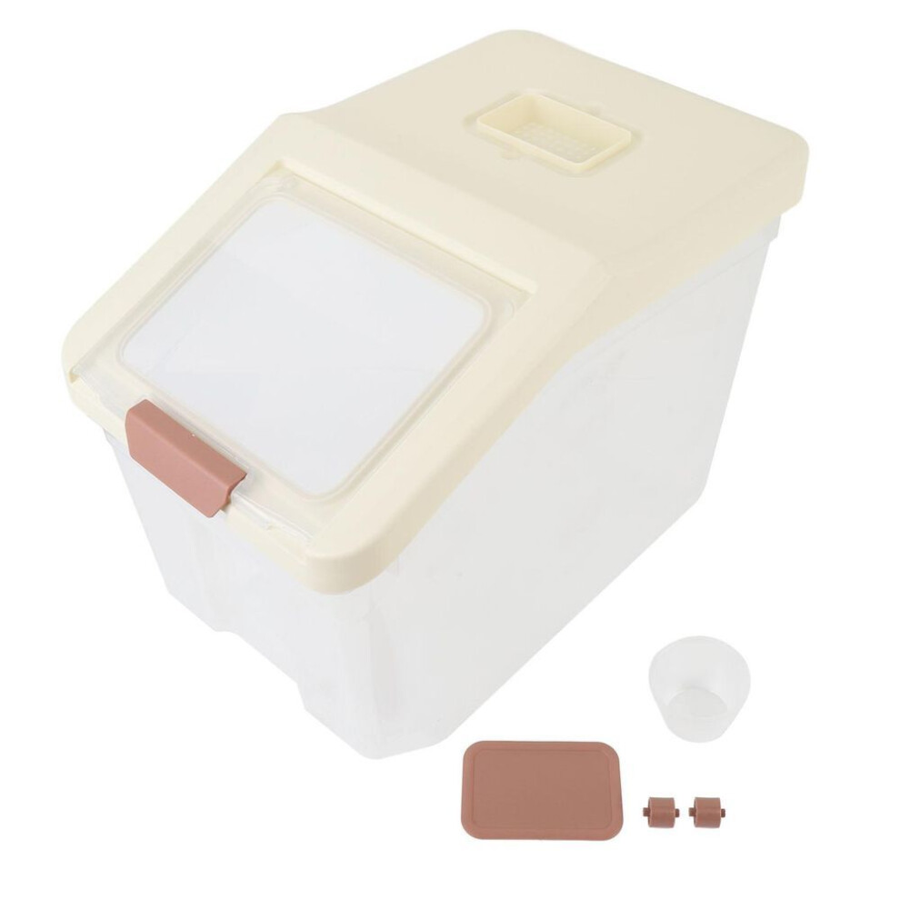 (25kg) Rice Storage Container Airtight Flour Storage Bin Cereal Dry Food Storage Container For Kitchen