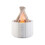 (White) Essential Oil Diffuser Flame Humidifier Aromatherapy Diffuser Campfire Office Use (Essential Oil Not Included) 1