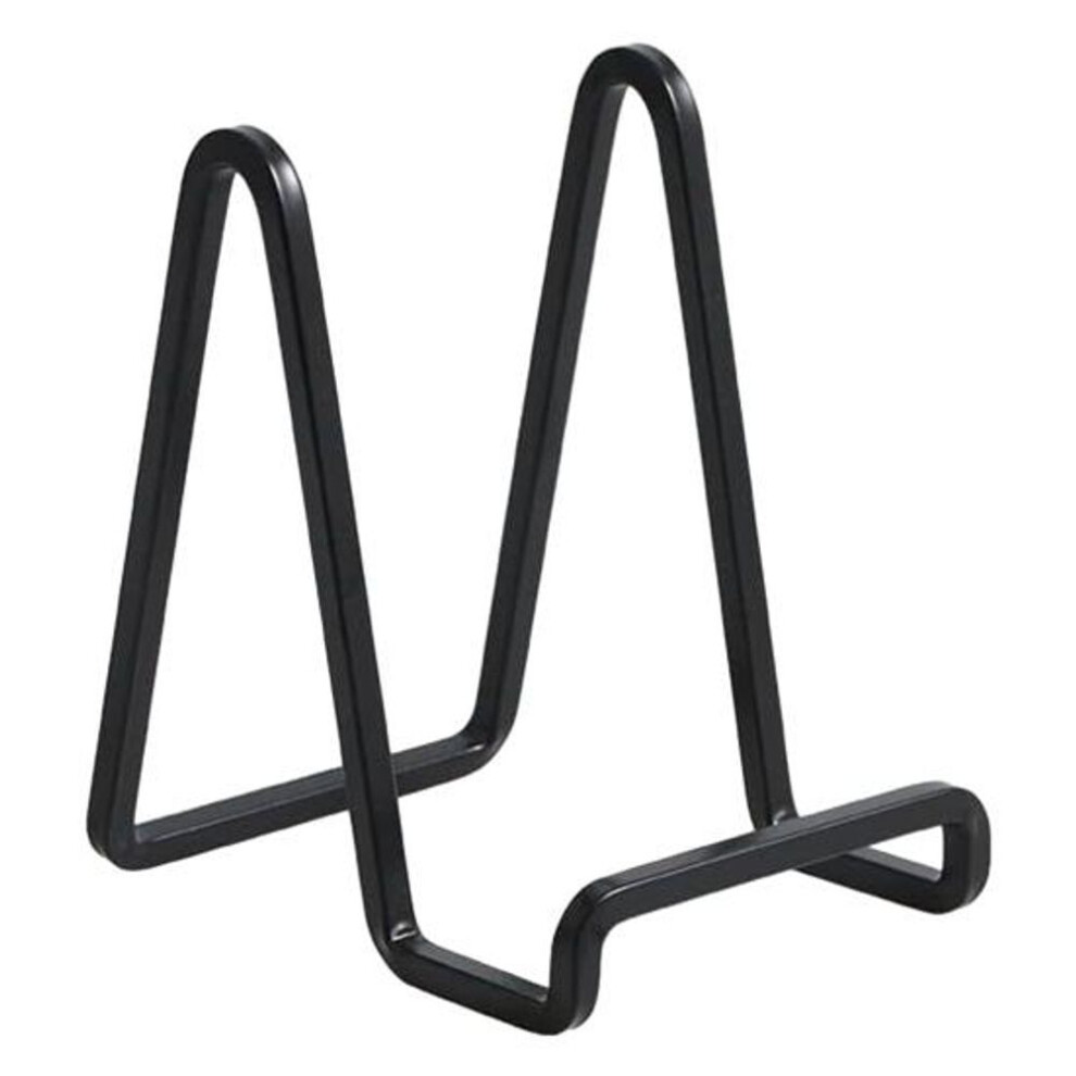 (black, L) Picture Frame Easel Display Stand High Stability Rustproof Multipurpose Tabletop Picture Stand