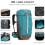 40 L Trinkrucksack 24*17*56 cm Grün/Schwarz 1
