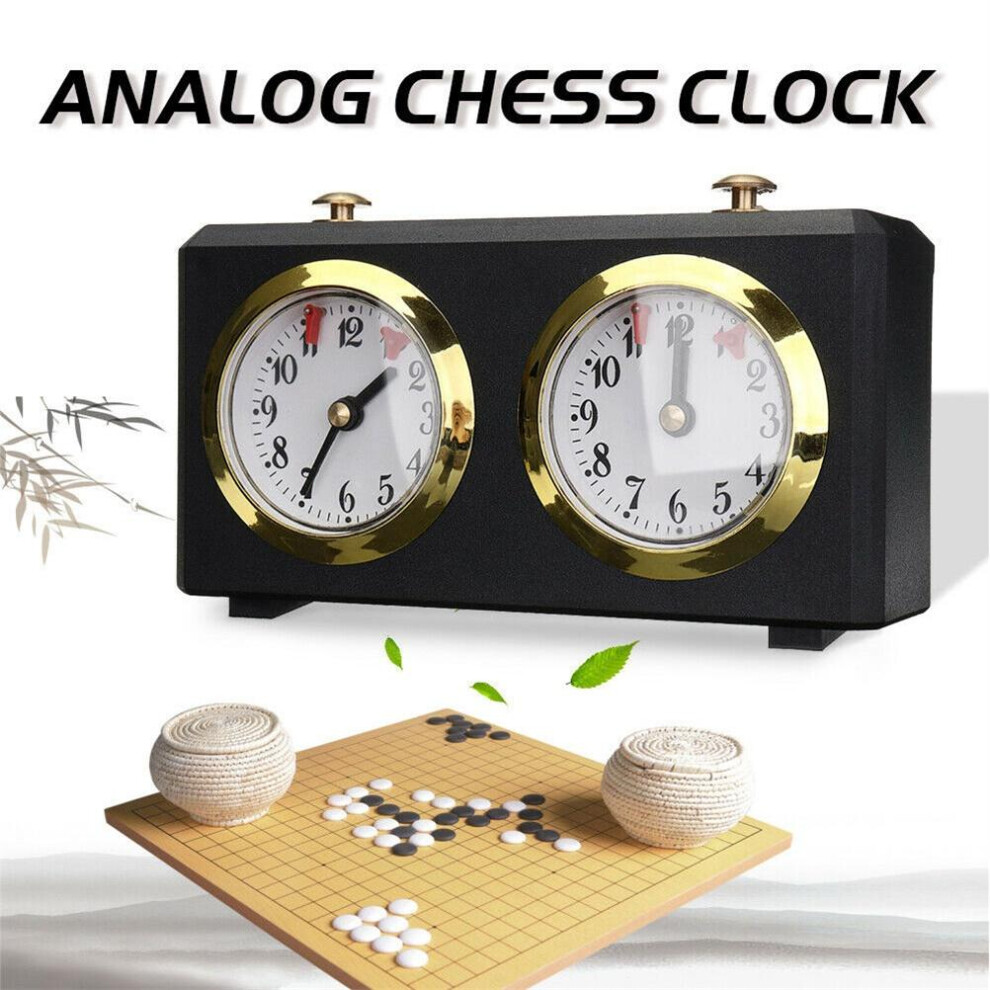 Chess Timer Clock Count Up/Down Plastic Black 15x5.5x9cm-image-OPC-PJ6BXHD-NEW