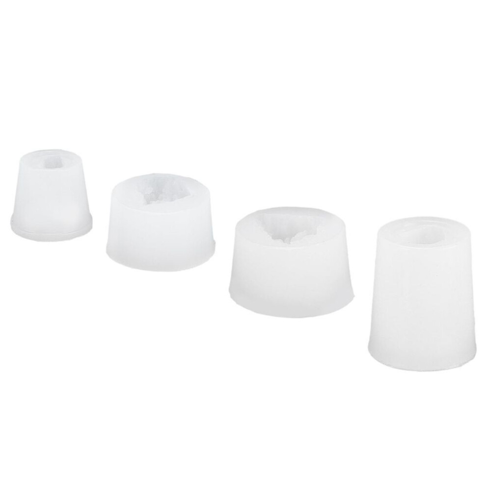 4pcs Silicone Molds Stone Rockery Shapes Epoxy Resin Drop Glue Diy Decoration Moulds