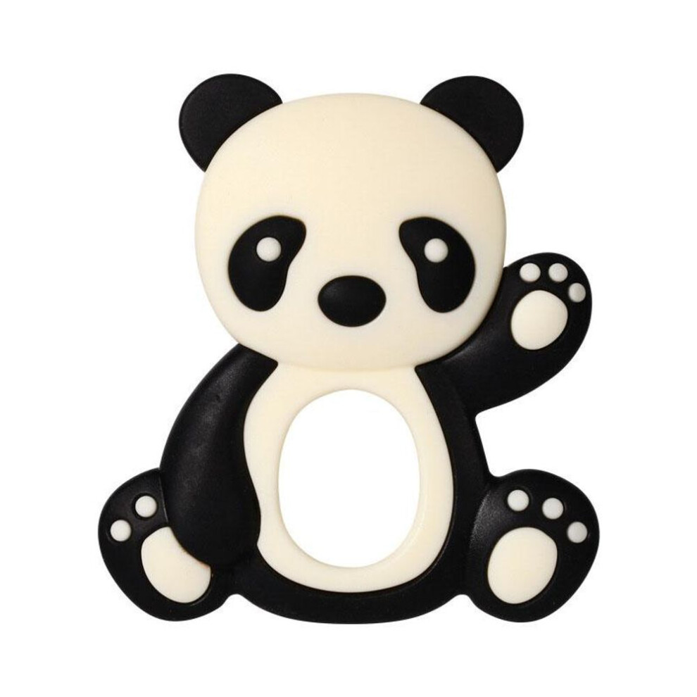 Baby Teether Toy Panda Shaped Teething Silicone Adorable Soothe Tooth Gum Toy For Infants Kids