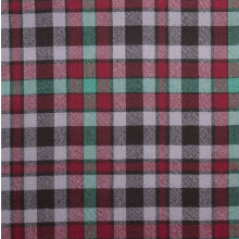 (Borthwick Dress) 100% Wool Scottish Made To Order Tartan T Bar Cufflinks - A-C TARTANS