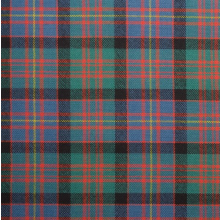(Cameron Erracht Ancient) 100% Wool Scottish Made To Order Tartan T Bar Cufflinks - A-C TARTANS