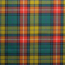 (Buchanan Ancient) 100% Wool Scottish Made To Order Tartan T Bar Cufflinks - A-C TARTANS