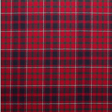 (Cameron Lochiel Modern) 100% Wool Scottish Made To Order Tartan T Bar Cufflinks - A-C TARTANS