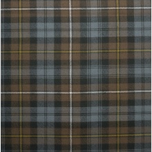 (Campbell Argyll Weathered) 100% Wool Scottish Made To Order Tartan T Bar Cufflinks - A-C TARTANS