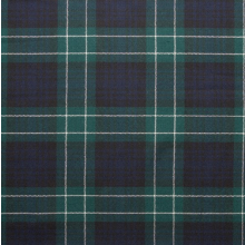 (Abercrombie Modern) 100% Wool Scottish Made To Order Tartan T Bar Cufflinks - A-C TARTANS