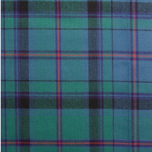 (Cooper Ancient) 100% Wool Scottish Made To Order Tartan T Bar Cufflinks - A-C TARTANS
