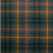 (Buchanan Hunting Modern) 100% Wool Scottish Made To Order Tartan T Bar Cufflinks - A-C TARTANS