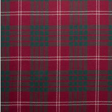 (Crawford Modern) 100% Wool Scottish Made To Order Tartan T Bar Cufflinks - A-C TARTANS