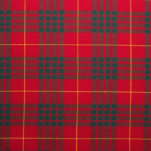 (Cameron Modern) 100% Wool Scottish Made To Order Tartan T Bar Cufflinks - A-C TARTANS