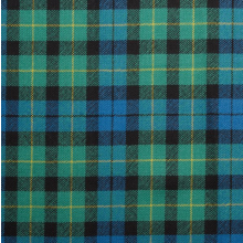 (Campbell Breadalbane Ancient) 100% Wool Scottish Made To Order Tartan T Bar Cufflinks - A-C TARTANS