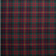 (Cameron Erracht Modern) 100% Wool Scottish Made To Order Tartan T Bar Cufflinks - A-C TARTANS
