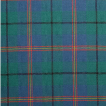 (Carmichael Ancient) 100% Wool Scottish Made To Order Tartan T Bar Cufflinks - A-C TARTANS