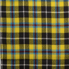 (Cornish) 100% Wool Scottish Made To Order Tartan T Bar Cufflinks - A-C TARTANS