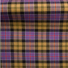(Culloden Ancient) 100% Wool Scottish Made To Order Tartan T Bar Cufflinks - A-C TARTANS